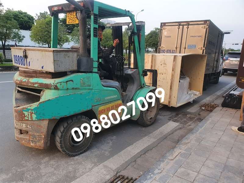 cho thuê xe nâng. Dịch vụ nâng hạ, Dịch vụ chuyển máy